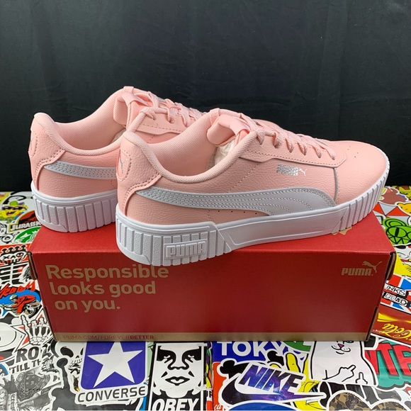 Puma Carina 2.0 Pale Pink Women's Various Sizes - Picture 2 of 13